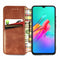 For Infinix Smart 5 Cubic Grid Pressed Horizontal Flip Magnetic PU Leather Case with Holder & Card Slots & Wallet(Brown)