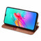 For Infinix Smart 5 Cubic Grid Pressed Horizontal Flip Magnetic PU Leather Case with Holder & Card Slots & Wallet(Brown)