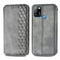 For Infinix Smart 5 Cubic Grid Pressed Horizontal Flip Magnetic PU Leather Case with Holder & Card Slots & Wallet(Grey)