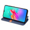 For Infinix Smart 5 Cubic Grid Pressed Horizontal Flip Magnetic PU Leather Case with Holder & Card Slots & Wallet(Blue)