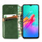 For Infinix Smart 5 Cubic Grid Pressed Horizontal Flip Magnetic PU Leather Case with Holder & Card Slots & Wallet(Green)
