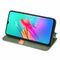 For Infinix Smart 5 Cubic Grid Pressed Horizontal Flip Magnetic PU Leather Case with Holder & Card Slots & Wallet(Green)