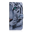 For Galaxy A51 Coloured Drawing Horizontal Flip Leather Case, with Holder & Card Slots & Wallet(Tiger)