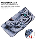 For Galaxy A51 Coloured Drawing Horizontal Flip Leather Case, with Holder & Card Slots & Wallet(Tiger)
