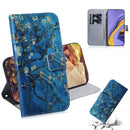 For Galaxy A51 Coloured Drawing Horizontal Flip Leather Case, with Holder & Card Slots & Wallet(Apricot Blossom)