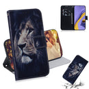 For Galaxy A51 Coloured Drawing Horizontal Flip Leather Case, with Holder & Card Slots & Wallet(Lion)