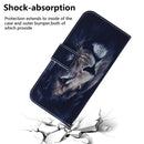 For Galaxy A51 Coloured Drawing Horizontal Flip Leather Case, with Holder & Card Slots & Wallet(Lion)