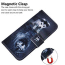 For Galaxy A51 Coloured Drawing Horizontal Flip Leather Case, with Holder & Card Slots & Wallet(Wolf and Dog)