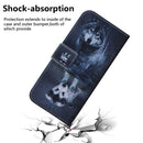 For Galaxy A51 Coloured Drawing Horizontal Flip Leather Case, with Holder & Card Slots & Wallet(Wolf and Dog)