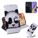 For Galaxy A51 Coloured Drawing Horizontal Flip Leather Case, with Holder & Card Slots & Wallet(Panda)