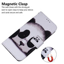 For Galaxy A51 Coloured Drawing Horizontal Flip Leather Case, with Holder & Card Slots & Wallet(Panda)