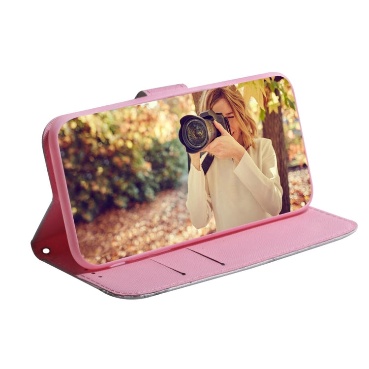 For Galaxy A51 Coloured Drawing Horizontal Flip Leather Case, with Holder & Card Slots & Wallet(Magnolia Flower)