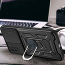 For Xiaomi Redmi 9A Sliding Camera Cover Design TPU+PC Protective Case(Silver)