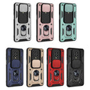 For Xiaomi Redmi Note 9S Sliding Camera Cover Design TPU+PC Protective Case(Black)
