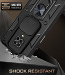 For Xiaomi Redmi Note 9S Sliding Camera Cover Design TPU+PC Protective Case(Black)