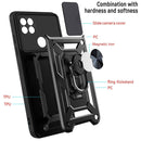 For Motorola Moto G9 Power Sliding Camera Cover Design TPU+PC Protective Case(Black)