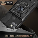For Motorola Moto G9 Power Sliding Camera Cover Design TPU+PC Protective Case(Black)