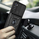 For Motorola Moto G60 Sliding Camera Cover Design TPU+PC Protective Case(Black)