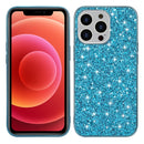 Glitter Powder Shockproof TPU Protective Case For iPhone 13(Blue)