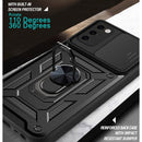 For Samsung Galaxy S20 FE 5G Sliding Camera Cover Design TPU+PC Protective Case(Red)
