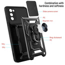 For Samsung Galaxy S20 FE 5G Sliding Camera Cover Design TPU+PC Protective Case(Blue)