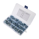 A6091 120 PCS Car M4/M5/M6 Fastener Clips Base U-shaped Clip Nut