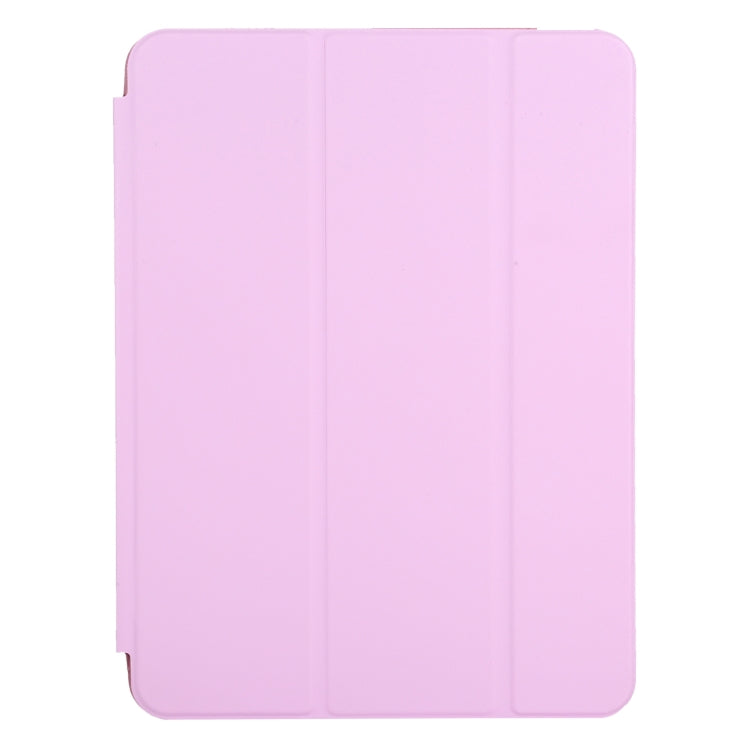 3-fold Horizontal Flip Smart Leather Tablet Case with Sleep / Wake-up Function & Holder For iPad mini 6(Pink)