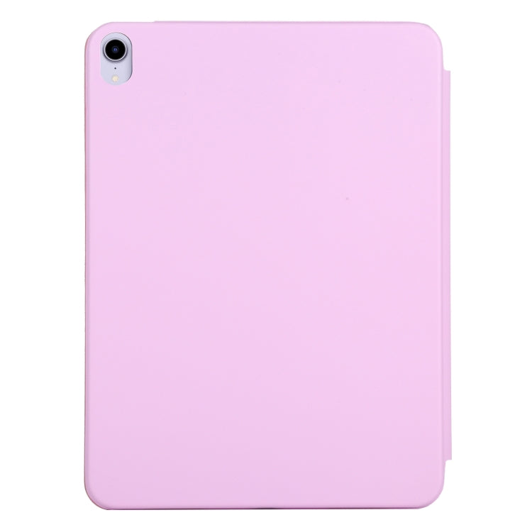3-fold Horizontal Flip Smart Leather Tablet Case with Sleep / Wake-up Function & Holder For iPad mini 6(Pink)