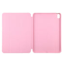 3-fold Horizontal Flip Smart Leather Tablet Case with Sleep / Wake-up Function & Holder For iPad mini 6(Pink)