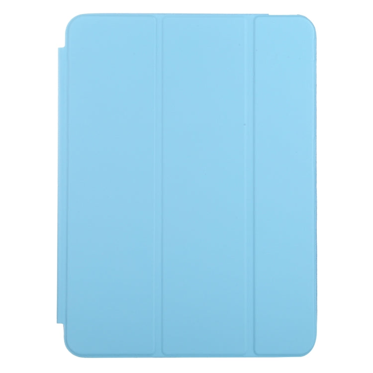 3-fold Horizontal Flip Smart Leather Tablet Case with Sleep / Wake-up Function & Holder For iPad mini 6(Blue)