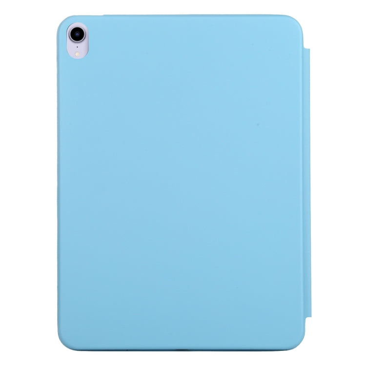 3-fold Horizontal Flip Smart Leather Tablet Case with Sleep / Wake-up Function & Holder For iPad mini 6(Blue)
