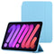 3-fold Horizontal Flip Smart Leather Tablet Case with Sleep / Wake-up Function & Holder For iPad mini 6(Blue)