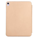 3-fold Horizontal Flip Smart Leather Tablet Case with Sleep / Wake-up Function & Holder For iPad mini 6(Gold)