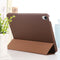 3-fold Horizontal Flip Smart Leather Tablet Case with Sleep / Wake-up Function & Holder For iPad mini 6(Brown)