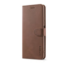 For Xiaomi Redmi 10 LC.IMEEKE Calf Texture Horizontal Flip Leather Case with Holder & Card Slots & Wallet(Brown)
