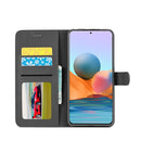 For Xiaomi Redmi 10 LC.IMEEKE Calf Texture Horizontal Flip Leather Case with Holder & Card Slots & Wallet(Black)