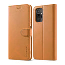 For Xiaomi Redmi 10 LC.IMEEKE Calf Texture Horizontal Flip Leather Case with Holder & Card Slots & Wallet(Yellow)