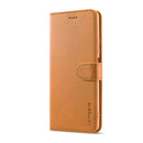 For Xiaomi Redmi 10 LC.IMEEKE Calf Texture Horizontal Flip Leather Case with Holder & Card Slots & Wallet(Yellow)