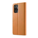 For Xiaomi Redmi 10 LC.IMEEKE Calf Texture Horizontal Flip Leather Case with Holder & Card Slots & Wallet(Yellow)