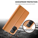 For Xiaomi Redmi 10 LC.IMEEKE Calf Texture Horizontal Flip Leather Case with Holder & Card Slots & Wallet(Yellow)