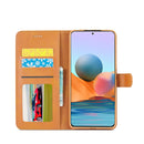 For Xiaomi Redmi 10 LC.IMEEKE Calf Texture Horizontal Flip Leather Case with Holder & Card Slots & Wallet(Yellow)