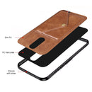 For Xiaomi Redmi K30 Litchi Texture Silicone + PC + PU Leather Back Cover Shockproof Case with Card Slot(Red)