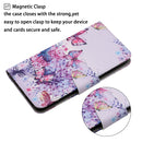 For Samsung Galaxy A12 Painted Pattern Horizontal Flip Leather Case with Holder & Card Slot & Wallet(Bright Butterfly)