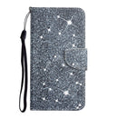 For Samsung Galaxy A12 Painted Pattern Horizontal Flip Leather Case with Holder & Card Slot & Wallet(Gypsophila)