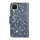 For Samsung Galaxy A12 Painted Pattern Horizontal Flip Leather Case with Holder & Card Slot & Wallet(Gypsophila)