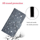 For Samsung Galaxy A12 Painted Pattern Horizontal Flip Leather Case with Holder & Card Slot & Wallet(Gypsophila)