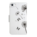 Painted Pattern Horizontal Flip Leather Case with Holder & Card Slot & Wallet For iPhone SE 2022 / SE 2020 / 8 / 7(Dandelion)