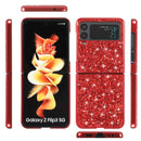 For Samsung Galaxy Z Flip3 5G Glitter Powder Shockproof TPU Protective Case(Black)