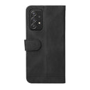For Samsung Galaxy A52 5G / 4G / A52s Skin Feel Life Tree Metal Button Horizontal Flip Leather Case with Holder & Card Slot & Wallet & Photo Frame & Strap(Black)