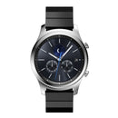 22mm For Huawei GT Runner Watch One-bead Steel Original Buckle Watch Band(Black)